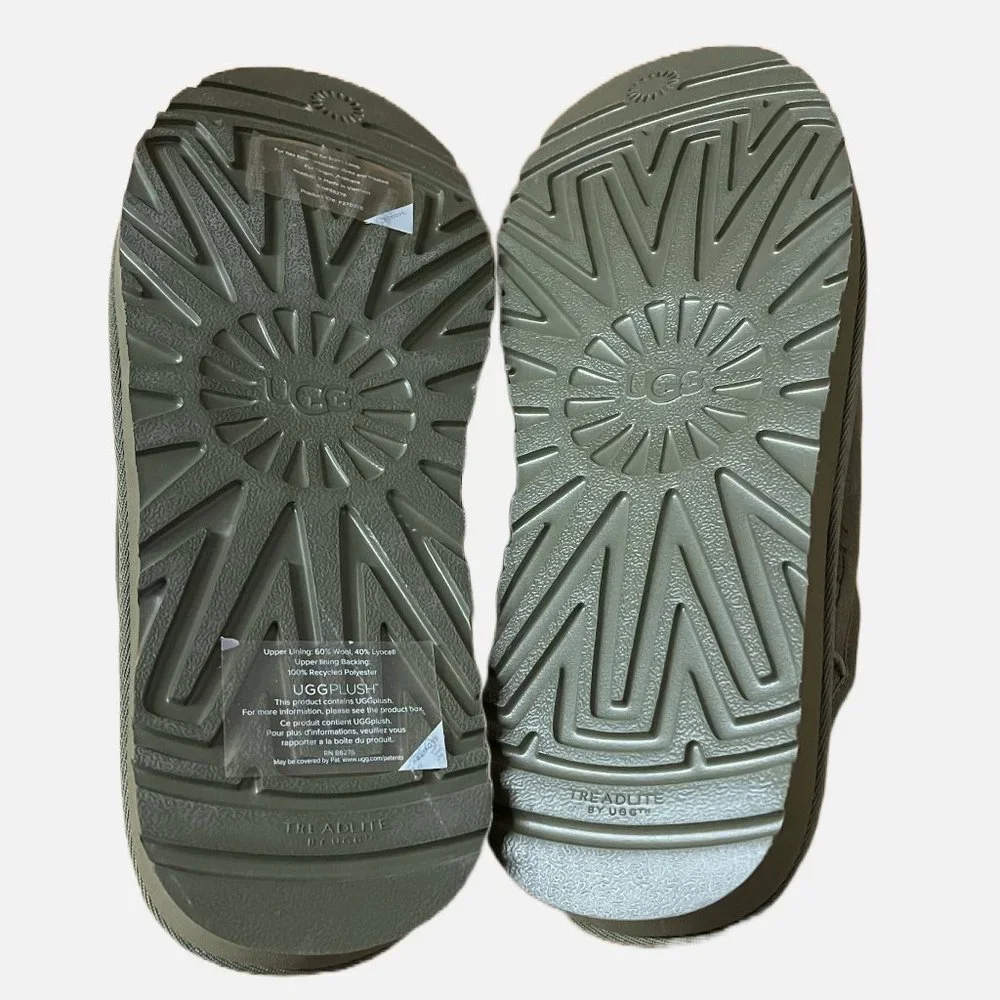 NWOT! UGG MEN'S CLASSIC SLIP ON‎ SLIPPERS-GREEN/11